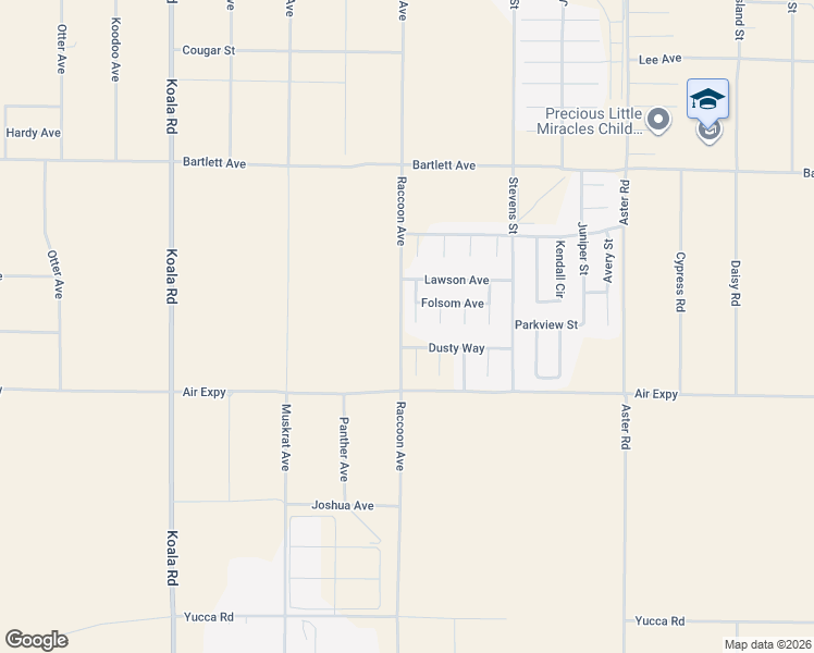 map of restaurants, bars, coffee shops, grocery stores, and more near 17820 Bridgeport Street in Adelanto