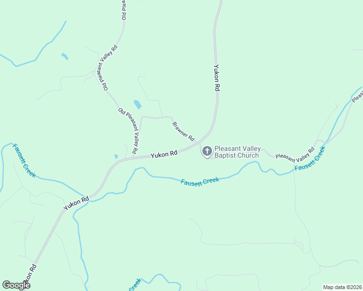 map of restaurants, bars, coffee shops, grocery stores, and more near 7458 Yukon Road in Talking Rock