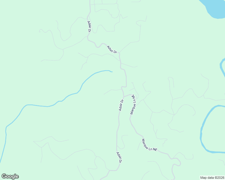 map of restaurants, bars, coffee shops, grocery stores, and more near 358 Luna Court Northeast in Ranger