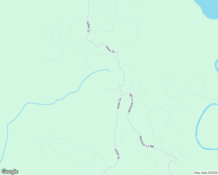 map of restaurants, bars, coffee shops, grocery stores, and more near 358 Luna Court Northeast in Ranger