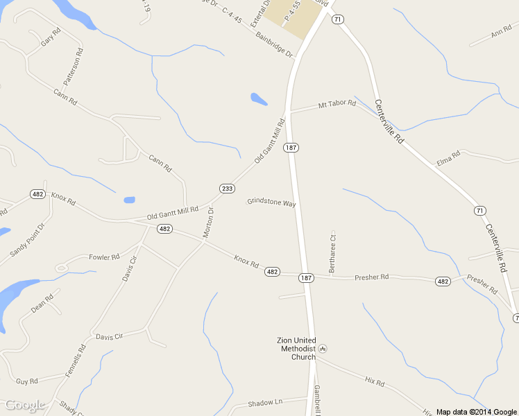 map of restaurants, bars, coffee shops, grocery stores, and more near 113 Grindstone Way in Anderson