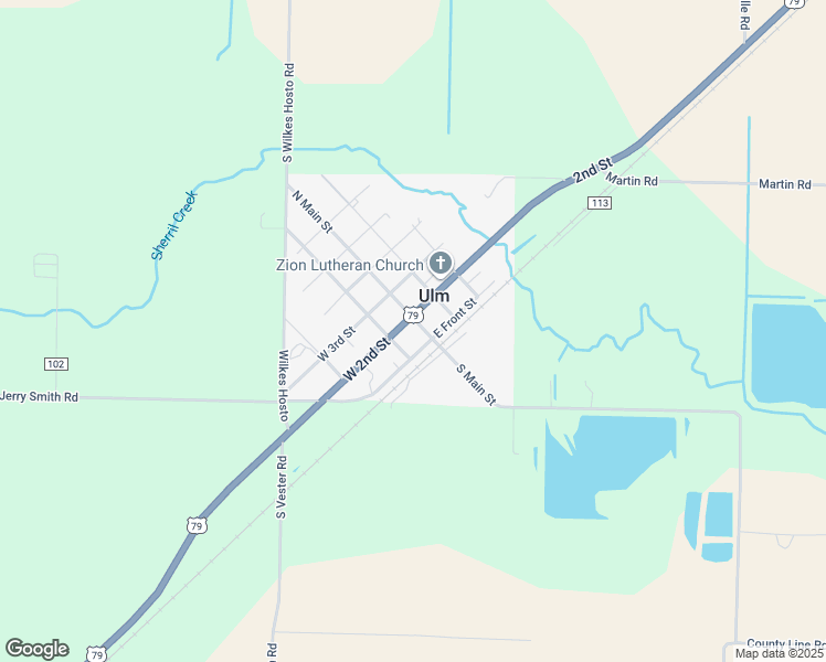 map of restaurants, bars, coffee shops, grocery stores, and more near 127 2nd Street in Ulm