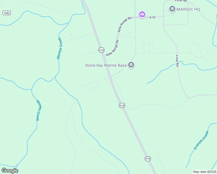 map of restaurants, bars, coffee shops, grocery stores, and more near in Onslow County