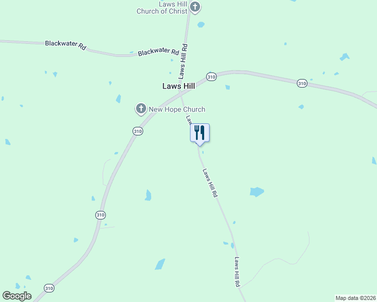 map of restaurants, bars, coffee shops, grocery stores, and more near 3642-3836 Laws Hill Rd in Waterford