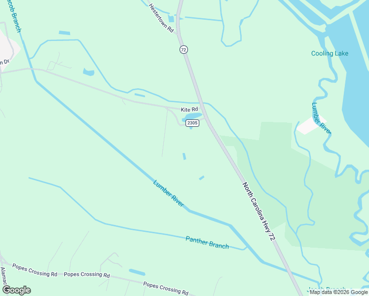 map of restaurants, bars, coffee shops, grocery stores, and more near 998 Kite Road in Lumberton
