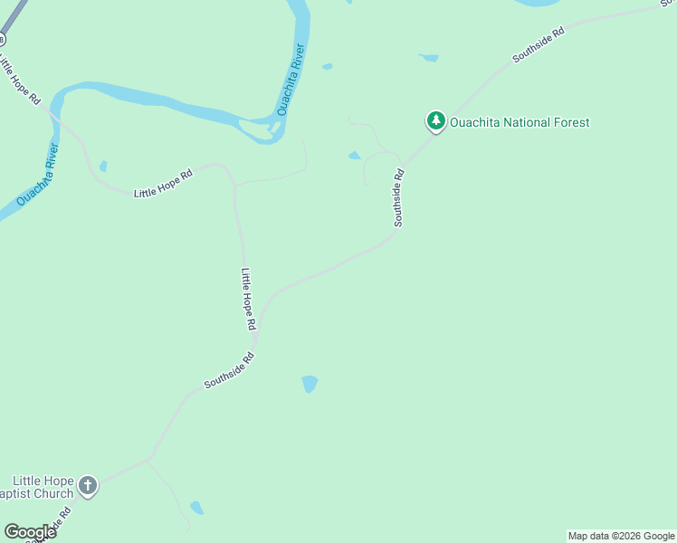 map of restaurants, bars, coffee shops, grocery stores, and more near 2844 Southside Road in Oden