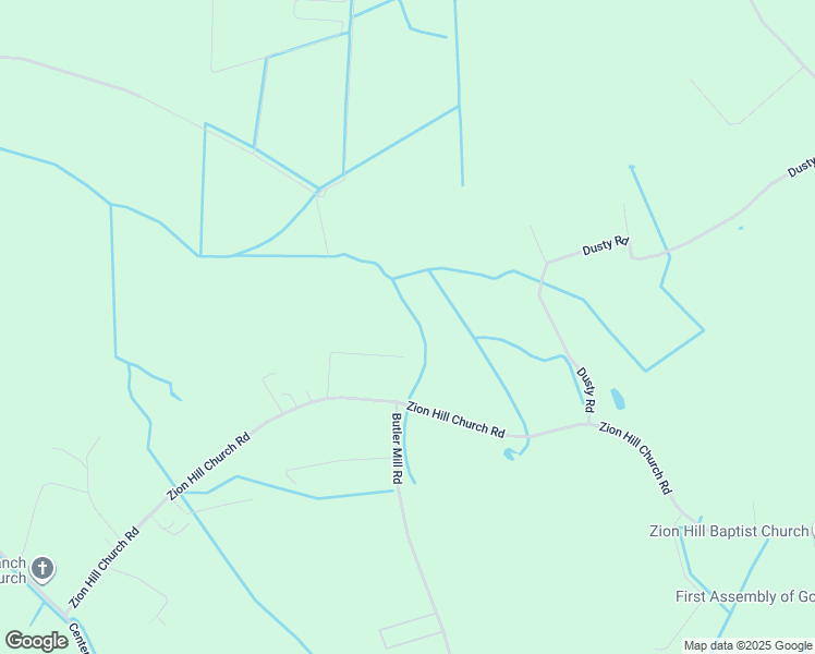 map of restaurants, bars, coffee shops, grocery stores, and more near Green Meadow Drive in Bladen County