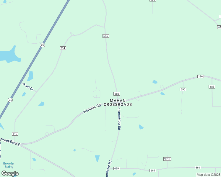 map of restaurants, bars, coffee shops, grocery stores, and more near 1117 County Road 685 in Fort Payne