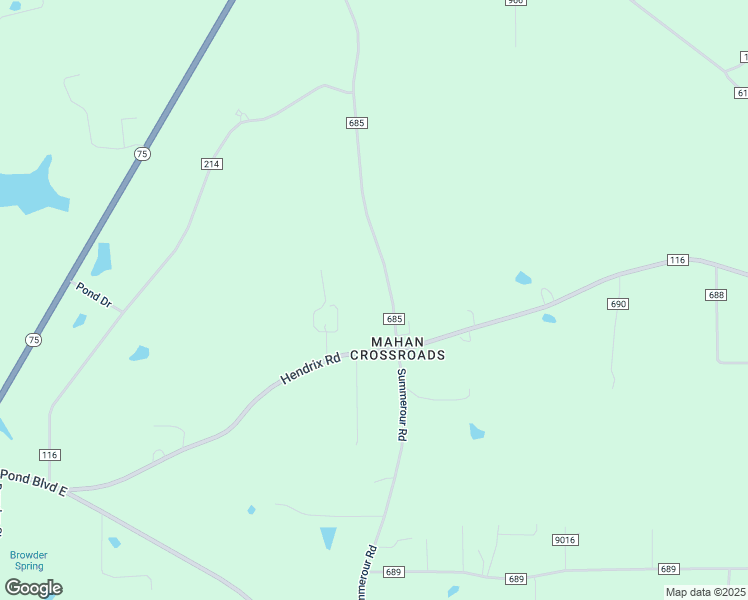 map of restaurants, bars, coffee shops, grocery stores, and more near 1117 County Road 685 in Fort Payne