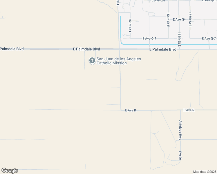 map of restaurants, bars, coffee shops, grocery stores, and more near East Avenue Q14 in Los Angeles County