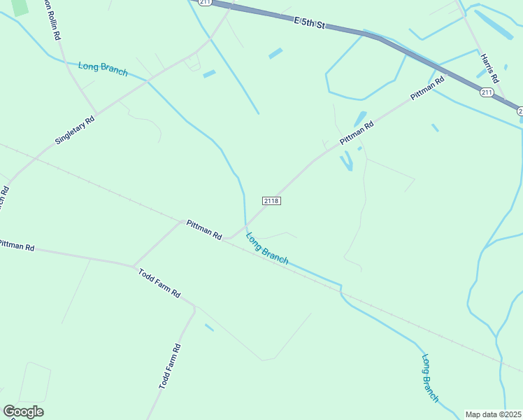 map of restaurants, bars, coffee shops, grocery stores, and more near 2157 Pittman Road in Lumberton