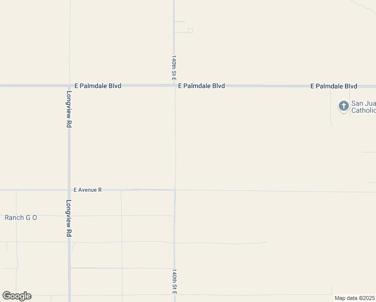 map of restaurants, bars, coffee shops, grocery stores, and more near Avenue R in Los Angeles County