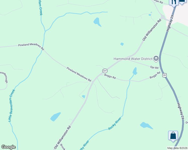 map of restaurants, bars, coffee shops, grocery stores, and more near 4205 Old Williamston Road in Belton