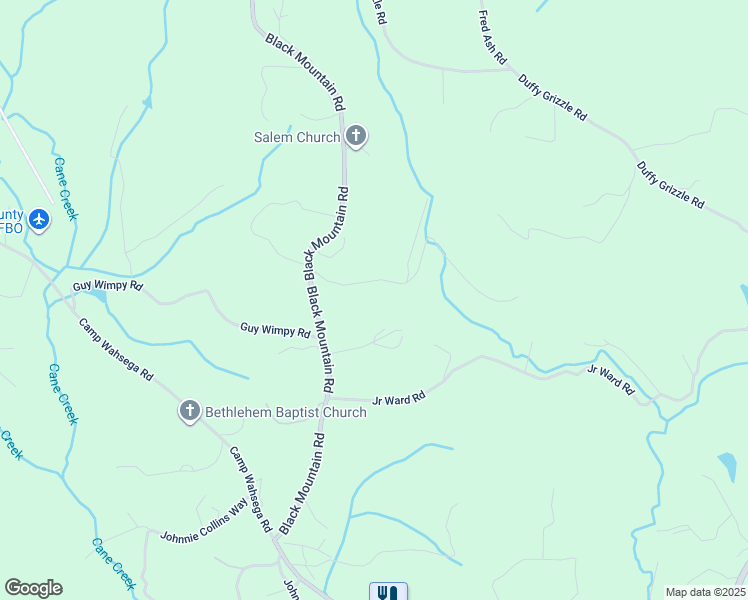 map of restaurants, bars, coffee shops, grocery stores, and more near 100 Elbert Gaddis Road in Dahlonega