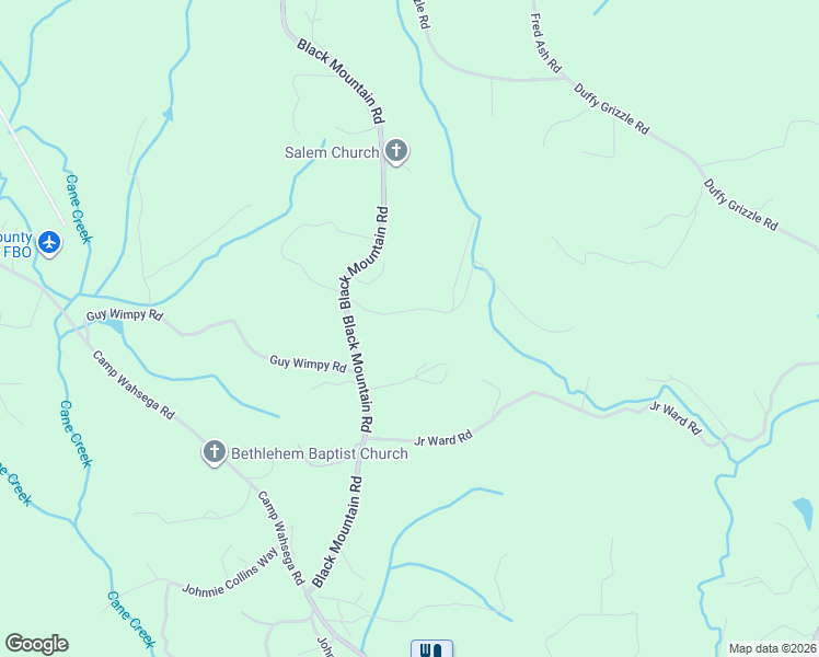 map of restaurants, bars, coffee shops, grocery stores, and more near 131 Elbert Gaddis Road in Dahlonega