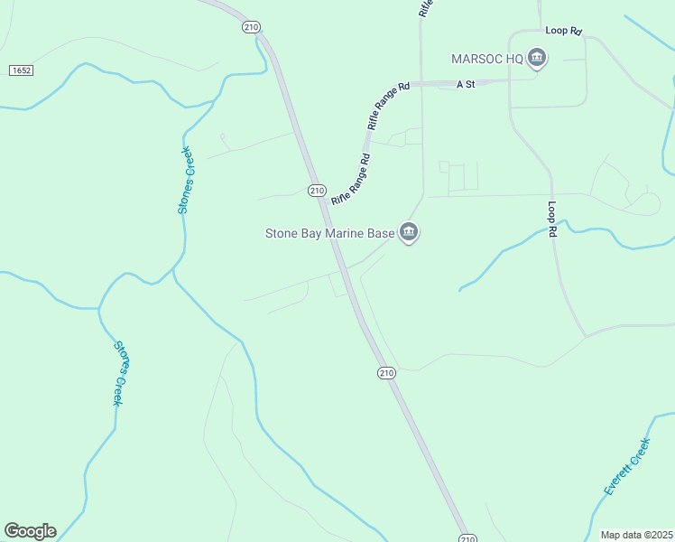 map of restaurants, bars, coffee shops, grocery stores, and more near 58 Manchester Lane in Holly Ridge