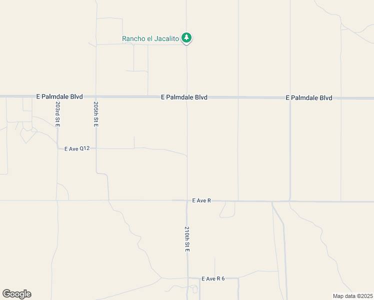 map of restaurants, bars, coffee shops, grocery stores, and more near Largo Vista Road in Palmdale