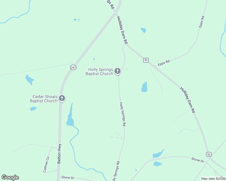 map of restaurants, bars, coffee shops, grocery stores, and more near 144 Holly Springs Road in Belton