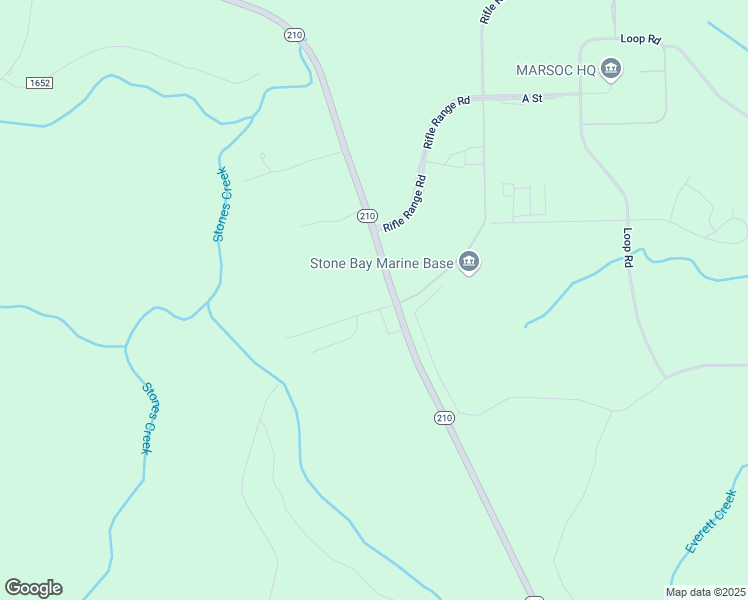 map of restaurants, bars, coffee shops, grocery stores, and more near 58 Manchester Lane in Holly Ridge