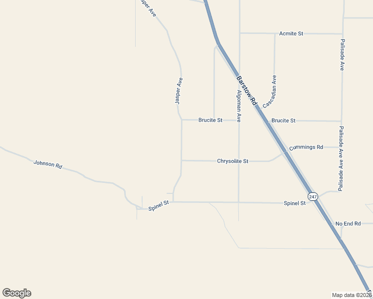 map of restaurants, bars, coffee shops, grocery stores, and more near 18020 Jasper Avenue in Lucerne Valley