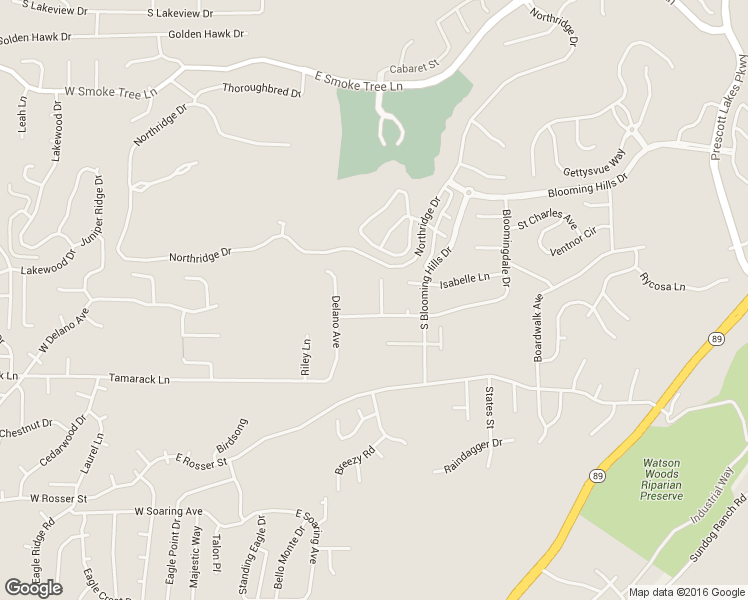 map of restaurants, bars, coffee shops, grocery stores, and more near 1920 Megan Way in Prescott