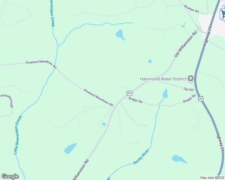 map of restaurants, bars, coffee shops, grocery stores, and more near 4205 Old Williamston Road in Belton