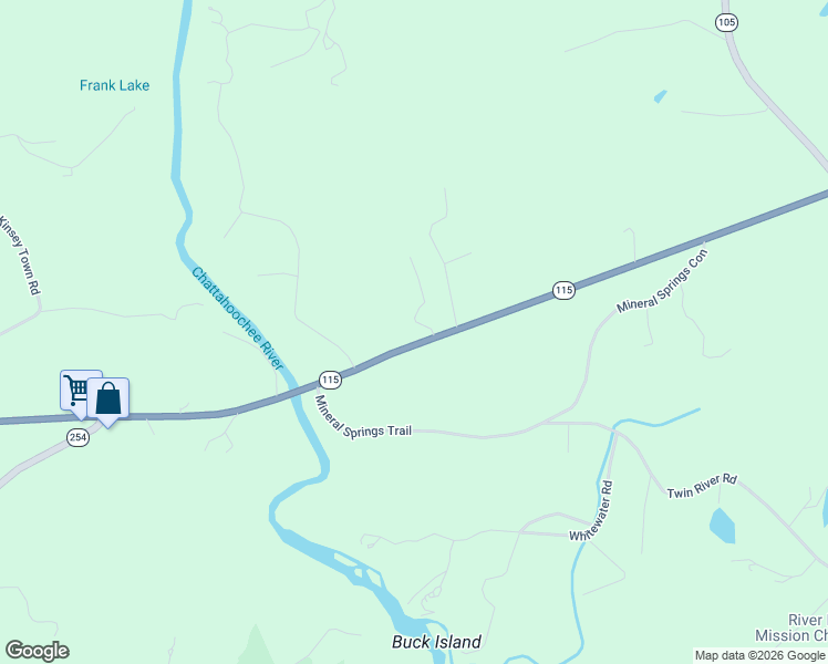 map of restaurants, bars, coffee shops, grocery stores, and more near 111 Red Plum Knoll in Demorest