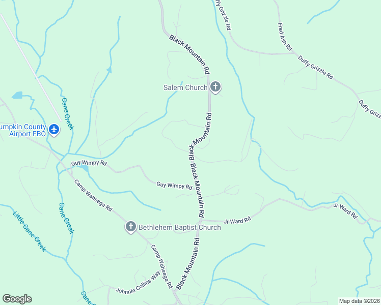 map of restaurants, bars, coffee shops, grocery stores, and more near 0 Spring Hollow Drive in Dahlonega