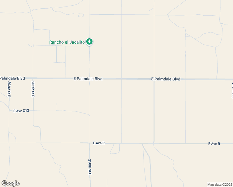 map of restaurants, bars, coffee shops, grocery stores, and more near Avenue R in Los Angeles County