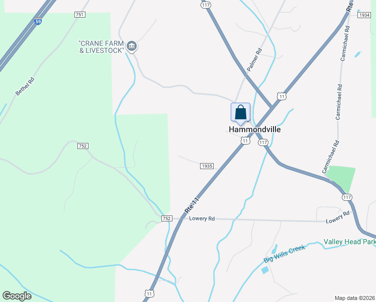 map of restaurants, bars, coffee shops, grocery stores, and more near 132 Winston Drive in Valley Head