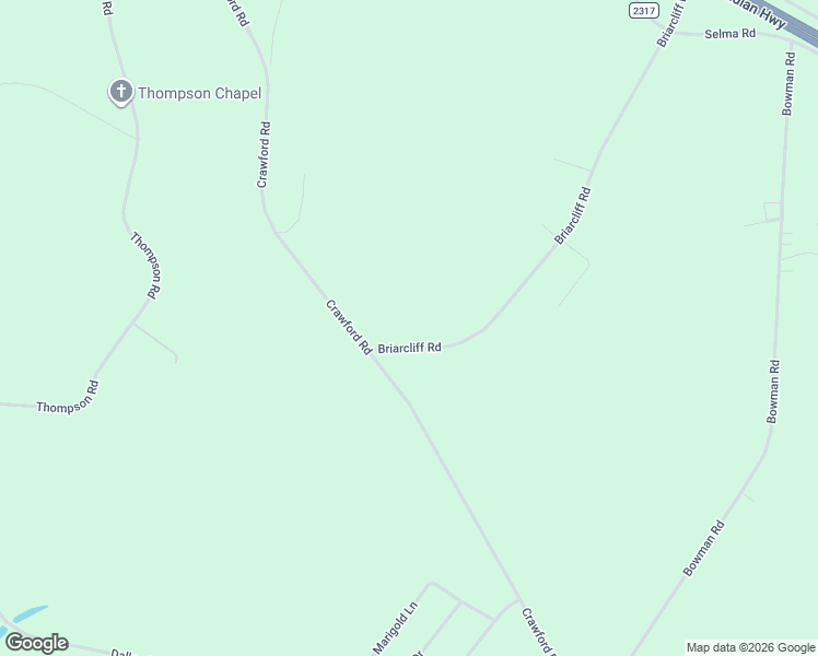 map of restaurants, bars, coffee shops, grocery stores, and more near 1104 Briarcliff Road in Lumberton