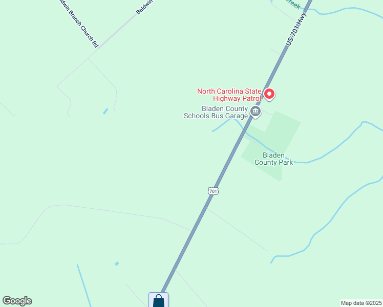 map of restaurants, bars, coffee shops, grocery stores, and more near U.S. 701 Highway in Elizabethtown