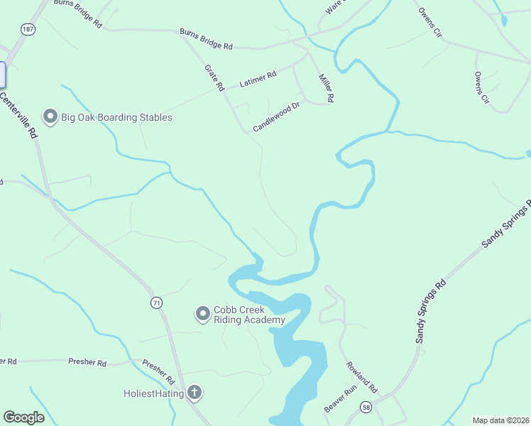 map of restaurants, bars, coffee shops, grocery stores, and more near 716 Grate Road in Anderson