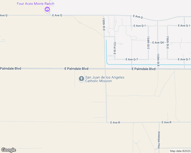 map of restaurants, bars, coffee shops, grocery stores, and more near East Palmdale Boulevard in Palmdale