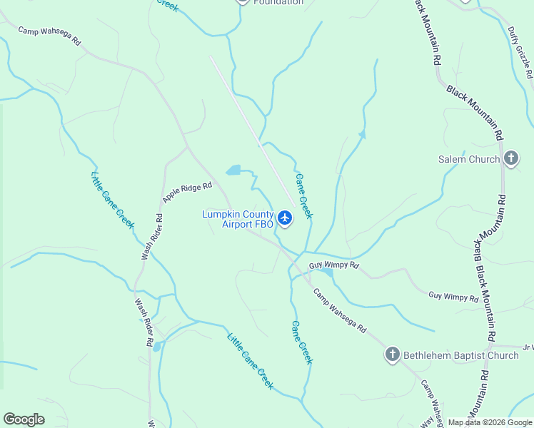 map of restaurants, bars, coffee shops, grocery stores, and more near 1792 Camp Wahsega Road in Dahlonega