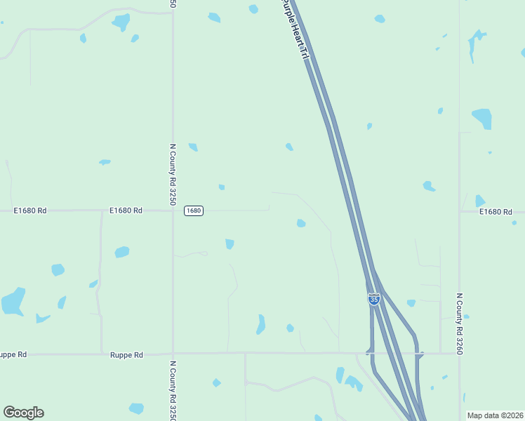 map of restaurants, bars, coffee shops, grocery stores, and more near 37251 County Road 1680 in Wynnewood