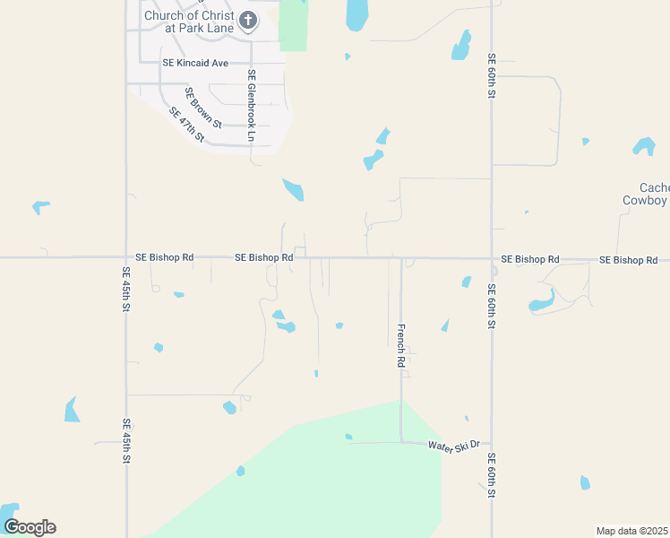 map of restaurants, bars, coffee shops, grocery stores, and more near 5401 Southeast Bishop Road in Lawton