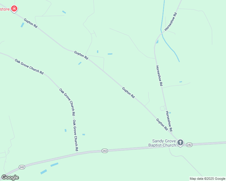 map of restaurants, bars, coffee shops, grocery stores, and more near 749 Guyton Road in Bladenboro