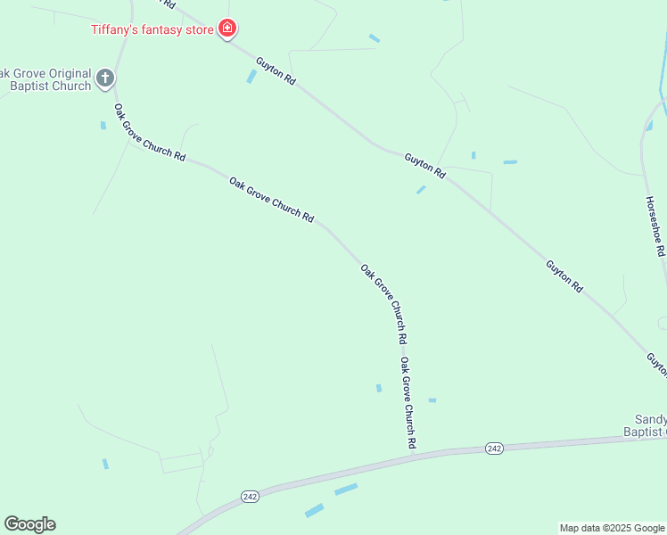 map of restaurants, bars, coffee shops, grocery stores, and more near Oak Grove Church Road in Bladen County