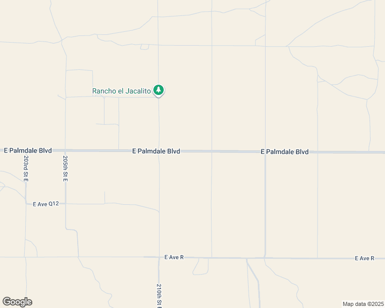 map of restaurants, bars, coffee shops, grocery stores, and more near East Palmdale Boulevard in Palmdale