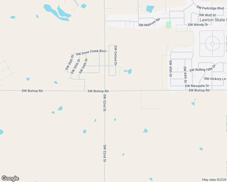 map of restaurants, bars, coffee shops, grocery stores, and more near 5069 Southwest Bishop Road in Lawton