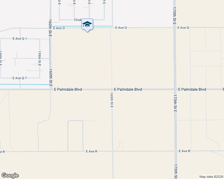 map of restaurants, bars, coffee shops, grocery stores, and more near East Palmdale Boulevard in Palmdale