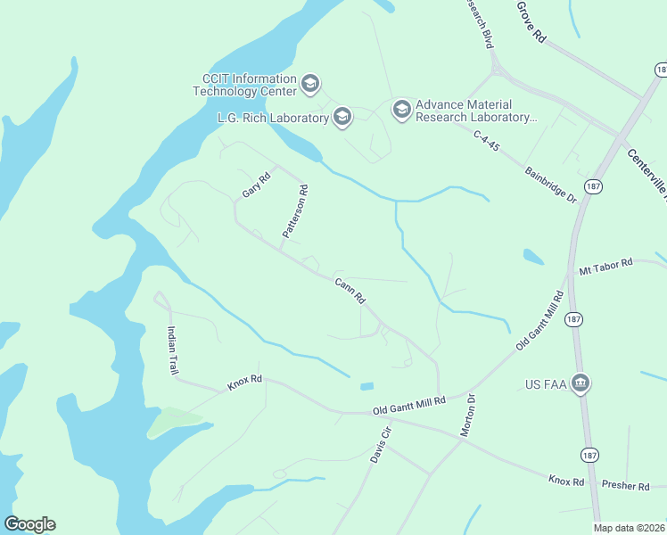 map of restaurants, bars, coffee shops, grocery stores, and more near 168 Cann Road in Anderson