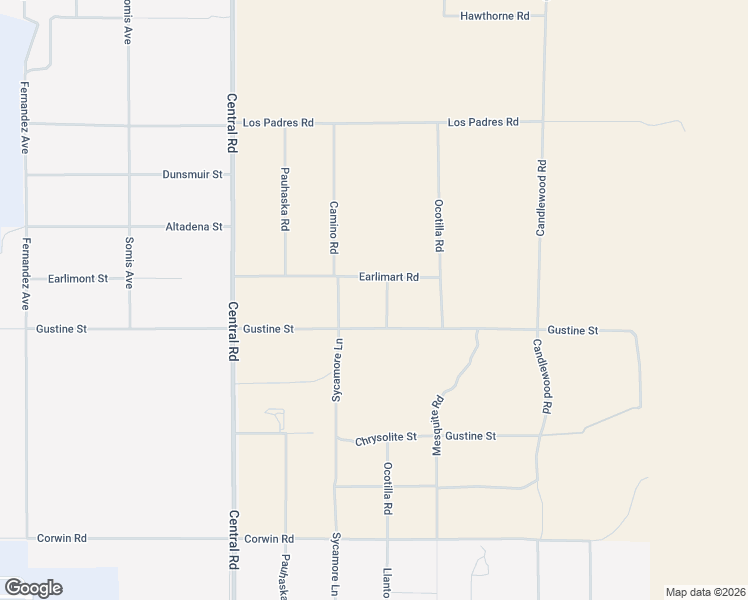 map of restaurants, bars, coffee shops, grocery stores, and more near Gustine Street in Apple Valley