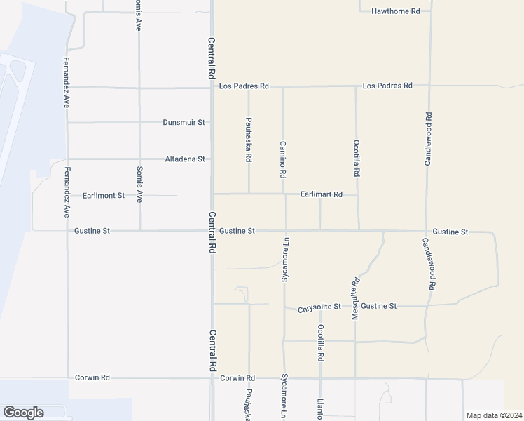 map of restaurants, bars, coffee shops, grocery stores, and more near Earlimart Road in Apple Valley