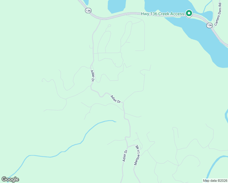 map of restaurants, bars, coffee shops, grocery stores, and more near 323 Adair Drive in Ranger