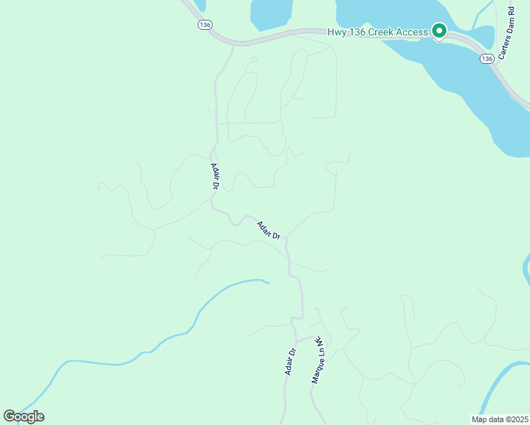 map of restaurants, bars, coffee shops, grocery stores, and more near 323 Adair Drive in Ranger