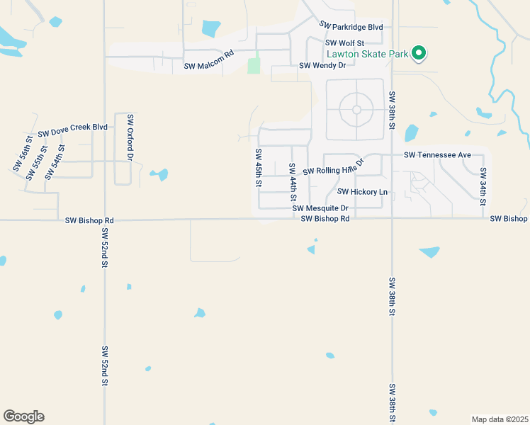 map of restaurants, bars, coffee shops, grocery stores, and more near 4420 Southwest Mesquite Drive in Lawton