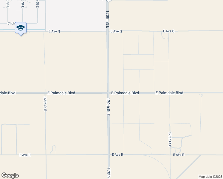 map of restaurants, bars, coffee shops, grocery stores, and more near East Palmdale Boulevard in Palmdale