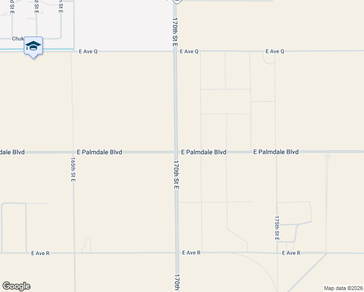 map of restaurants, bars, coffee shops, grocery stores, and more near East Palmdale Boulevard in Palmdale